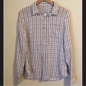 Joe’s Jeans The Shirt Sexy Button-Down Top Size Large